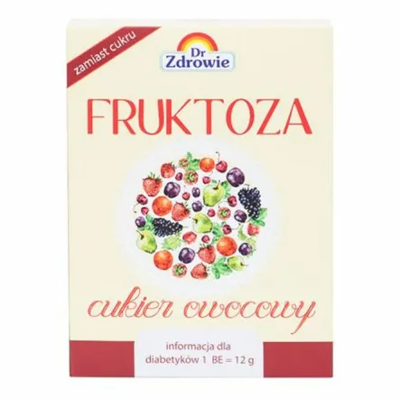 Fruktoza Cukier Owocowy 500 g - Dr Zdrowie