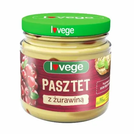 Lovege Pasztet Wegański z Żurawiną 180 g - Sante