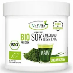 Bio Sok z Młodego Jęczmienia w Proszku 250 g - Natvita