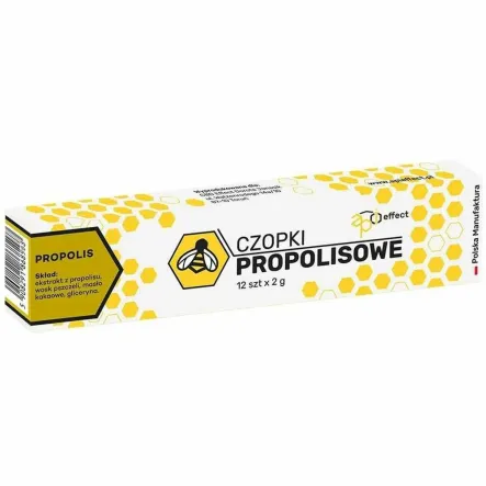 Czopki Propolisowe 12 Sztuk - Api Effect (COLD)