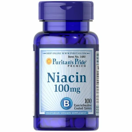 Niacyna 100 mg 100 Tabletek - Puritan's Pride