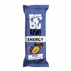 BeRaw Baton Energy Plum Śliwka Chocolate 40 g