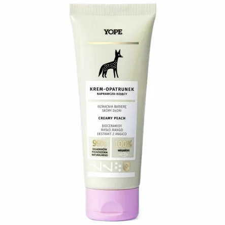 Krem Opatrunek Naprawczo - Kojący do Rąk Creamy Peach 50 ml - Yope
