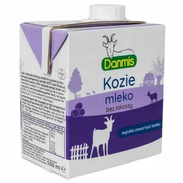 Kozie Mleko Bez Laktozy UHT 2,5% Tłuszczu 500 ml - Danmis