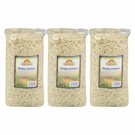 3 x Otręby Owsiane 500 g - Dr Zdrowie