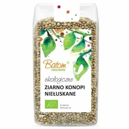 Nasiona Konopi Niełuskane Bio 250 g - Batom