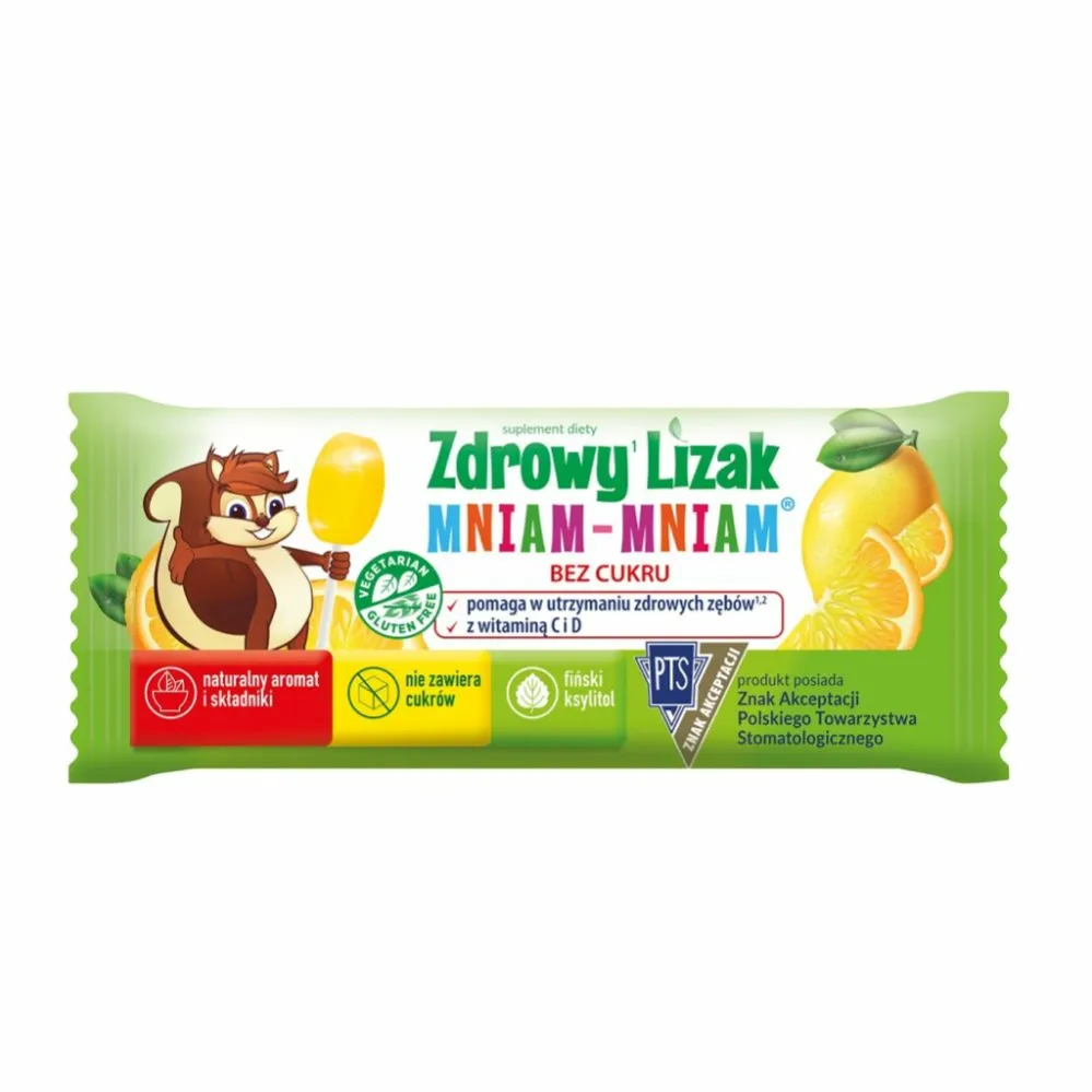 Zdrowy Lizak Mniam - Mniam CYTRYNA Łezka  - Starpharma