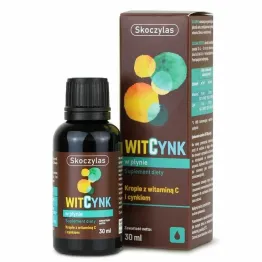 WitCynk w Płynie - Witamina C plus Cynk 30 ml - Skoczylas