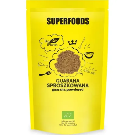 Guarana Sproszkowana Bio 150 g - Bio Planet - Guarana Ekologiczna w proszku