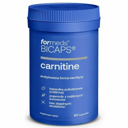 Bicaps CARNITINE N-Acetyl-L- Karnityny 60 Kapsułek - Formeds - Wyprzedaż