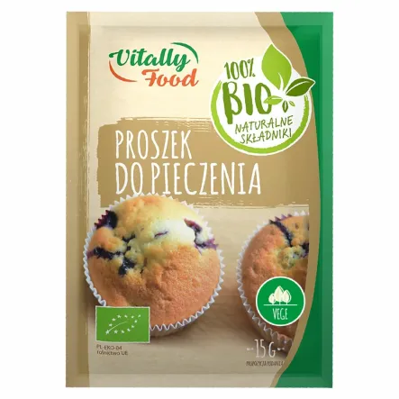 Proszek do Pieczenia Bio 15 g - Vitally Food