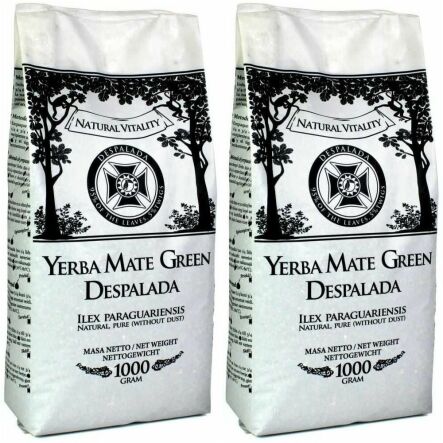 2 x Yerba Mate Green Despalada 1 kg