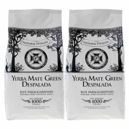 2 x Yerba Mate Green Despalada 1 kg