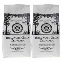 2 x Yerba Mate Green Despalada 1 kg