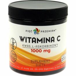 Witamina C - kwas L-askorbinowy 200 g - Pięć Przemian