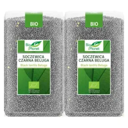 2 x Soczewica Czarna Beluga Bio 1 kg - Bio Planet