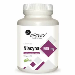 Niacyna 500 mg 100 Kapsułek VEGE - Aliness