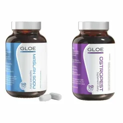 Maślan Sodu Mikrokapsułkowany 90 Kapsułek - Gloe + Ostropest 90 Kapsułek - Gloe