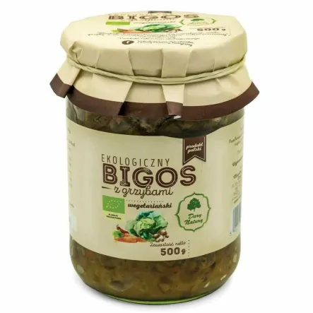 Bigos Wegetariański z Grzybami EKO 500 g - Dary Natury