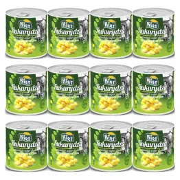 12 x Kukurydza Naturalnie Super Słodka 340 g (285 g) - Kier