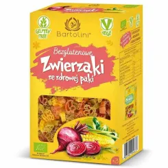 Makaron Bezglutenowy Zwierzaki BIO 250 g - Bartolini