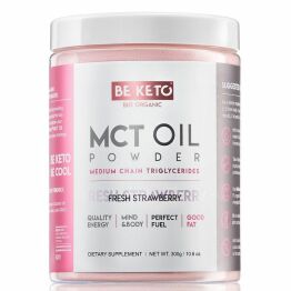 Olej MCT Proszek Świeża Truskawka 300 g - Beketo