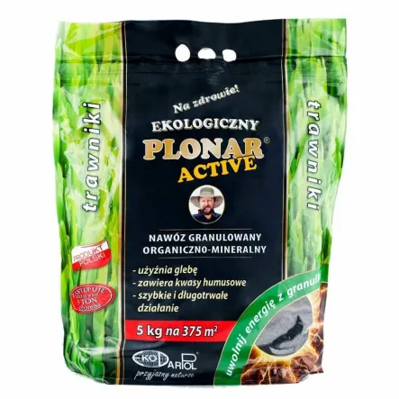 TRAWNIKI Nawóz Granulowany Organiczno - Mineralny 5 kg - Plonar Active