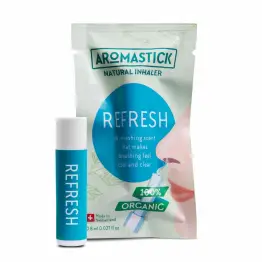 Inhalator do Nosa Refresh Eco 0,8 ml - AromaStick - Przecena Krótka Data Minimalnej Trwałości