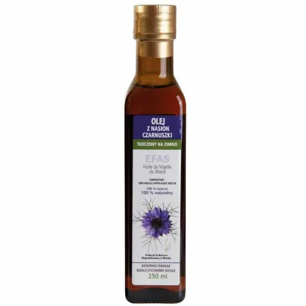Olej z Nasion Czarnuszki 250 ml - EFAS