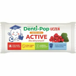 Lizak Bez Dodatku Cukru ACTIVE 6 g - Denti-Pop Uczeń