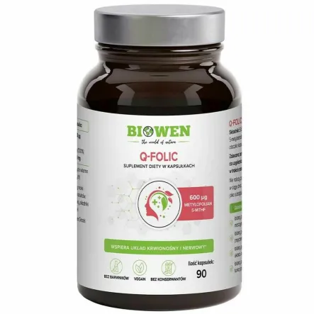 Q-Folic 90 Kapsułek - Biowen