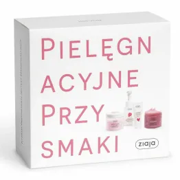 Zestaw Kosmetyków MARSHMALLOW (Peeling Cukrowy 300 ml+ Galaretka do Kąpieli 260 ml+ Pianka do Mycia 250 ml+ Krem do Rąk 50 ml) - Ziaja