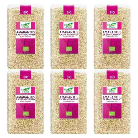 6 x Amarantus Ekspandowany Bio 150 g - Bio Planet