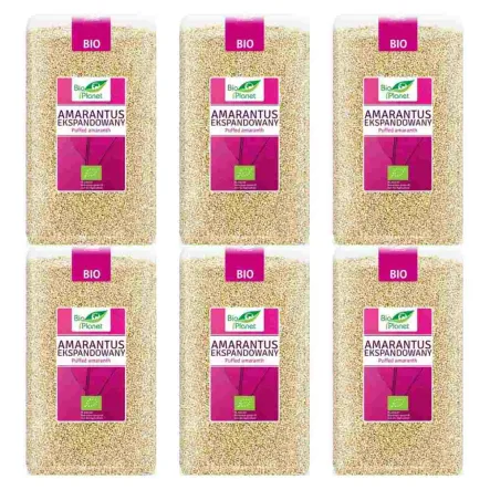 6 x Amarantus Ekspandowany Bio 150 g - Bio Planet