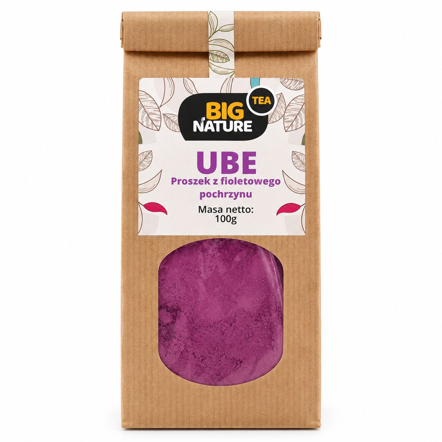 Ube Proszek z Fioletowego Pochrzynu 100 g - Big Nature