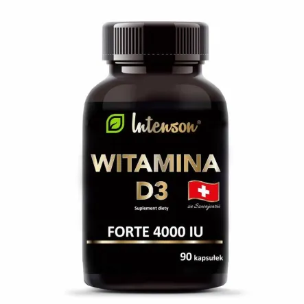 Witamina D3 Forte 4000 IU 90 Kapsułek - Intenson