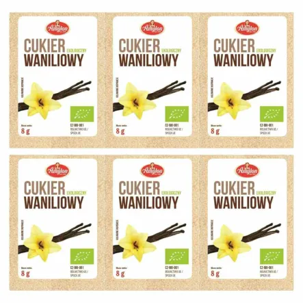 6 x Cukier Waniliowy Bio 8 g - Amylon