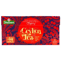 Herbata Czarna z Dodatkami CHERRY 37,5 g (25x 1,5 g) - Stassen