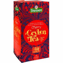 Herbata Czarna z Dodatkami CHERRY 37,5 g (25 x 1,5 g) - Stassen