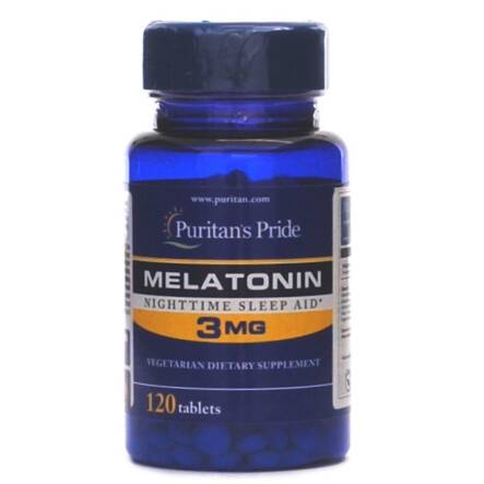 Melatonina 3 mg 120 Tabletek - Puritan's Pride