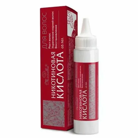 Stymulator Wzrostu Włosów z Kwasem Nikotynowym 65 ml - Mirolla