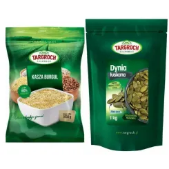 Kasza Bulgur 1 kg Targroch + Pestki Dyni bez Łupiny Doypack 1 kg - Targroch