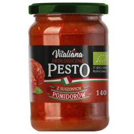 Pesto z Suszonych Pomidorów Bio 140 g - Vitaliana