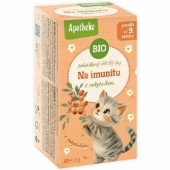 Herbatka Dla Dzieci Dzika Róża, Mięta Pieprzowa, Rumianek Bio 30 g (20x1,5 g) - Apotheke