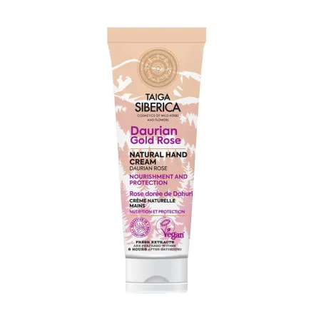 Krem do Rąk i Paznokci z Różą Dahurską Odżywienie75 ml - Natura Siberica