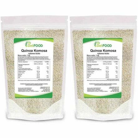2 x Quinoa Komosa Ryżowa Biała 1 kg - Delifood