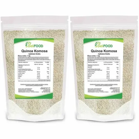 2 x Quinoa Komosa Ryżowa Biała 1 kg - Delifood