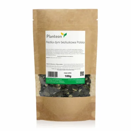 Pestka Dyni Bezłuskowa Polska 100 g - Planteon