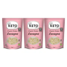 3 x Makaron Keto (Konjac Typu Noodle Lasagne)  Bio 270 g (200 g)  - Keto Chef