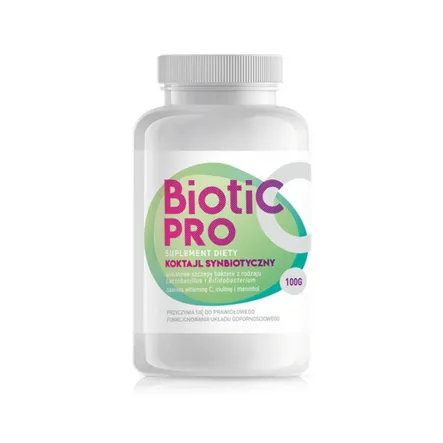 Koktajl Synbiotyczny Biotic Pro 100 g Natural Science - Przecena Krótka Data Minimalnej Trwałości